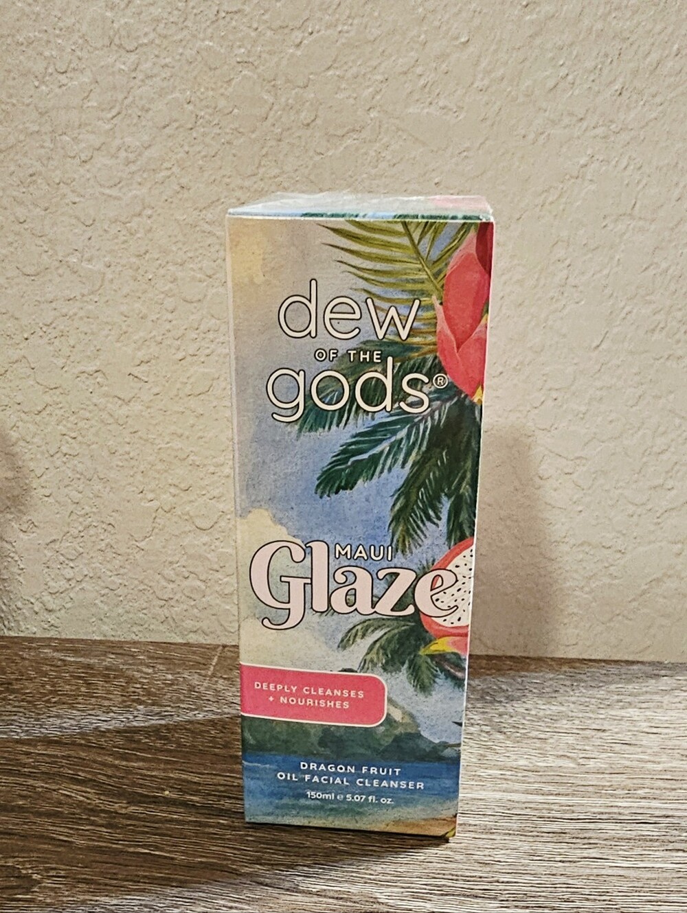 Dew of the Gods Maui Glaze Dragon Fruit Oil Facial Cleanser - Pink
